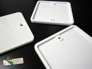 Afdek deksels op maat gefreesd